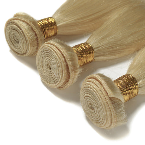 Maganda Rain 100 % unbehandeltes menschliches Haar Nr. 613, glatt, Bündel, 3 Angebote